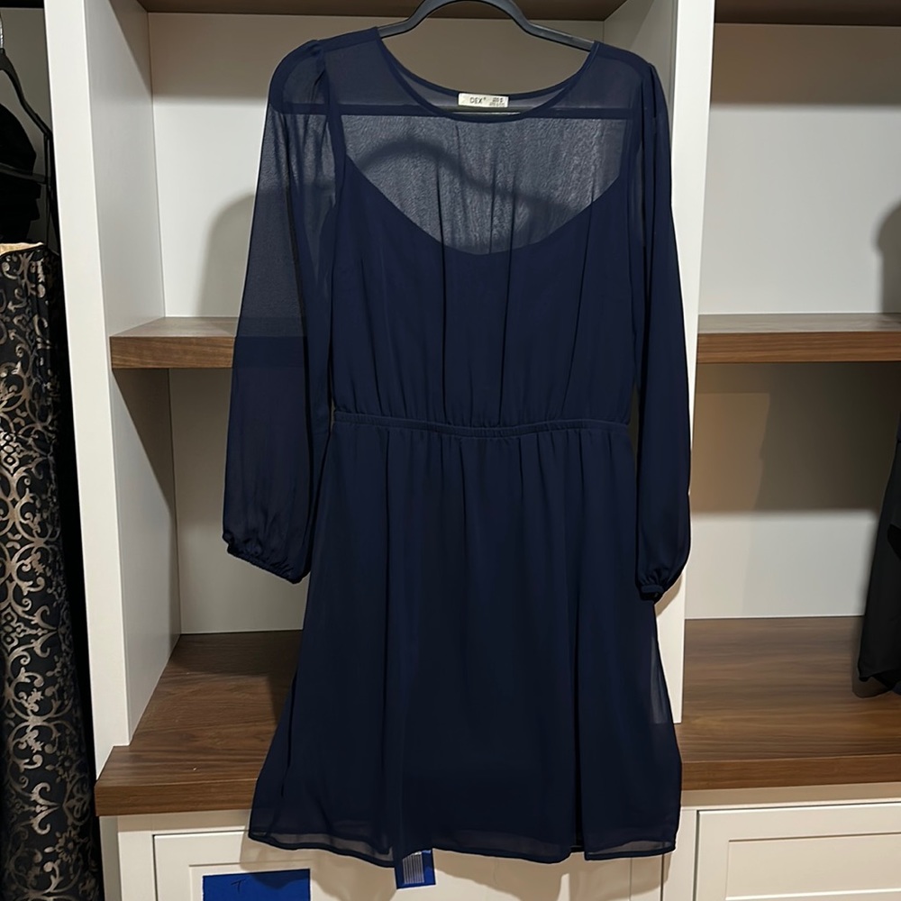 Dex navy dress